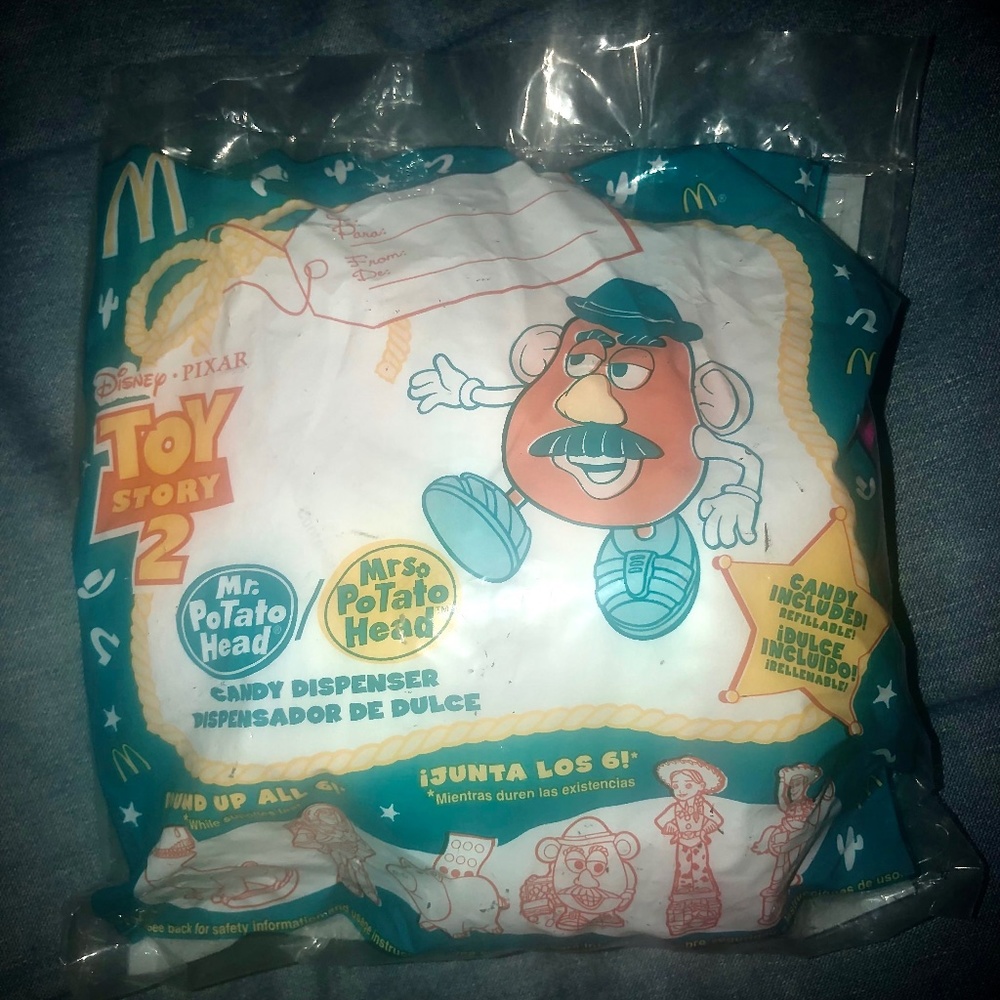 1999 McDonald’s Happy Meal toy –“Toy Story 2” Mr(s). Potato Head Candy Dispenser